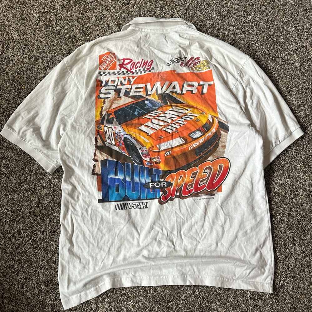vintage 1999 home depot racing polo